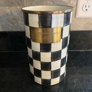 Mackenzie Childs Courtly Check Utensil Holder